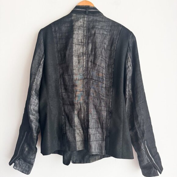 Beate Heymann Street Couture Linen Blend Jacket 14 - Picture 4 of 6